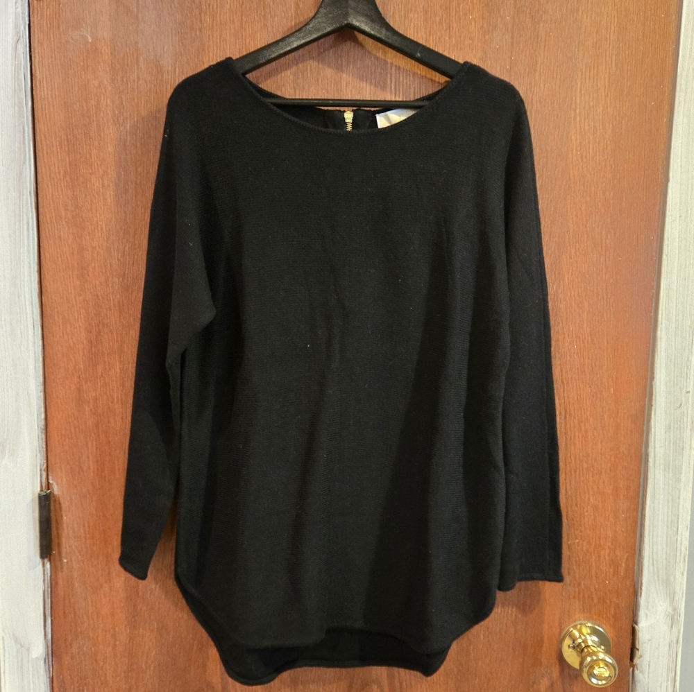 NEW Michael By Michael Kors Black Long Sleeve Sweater